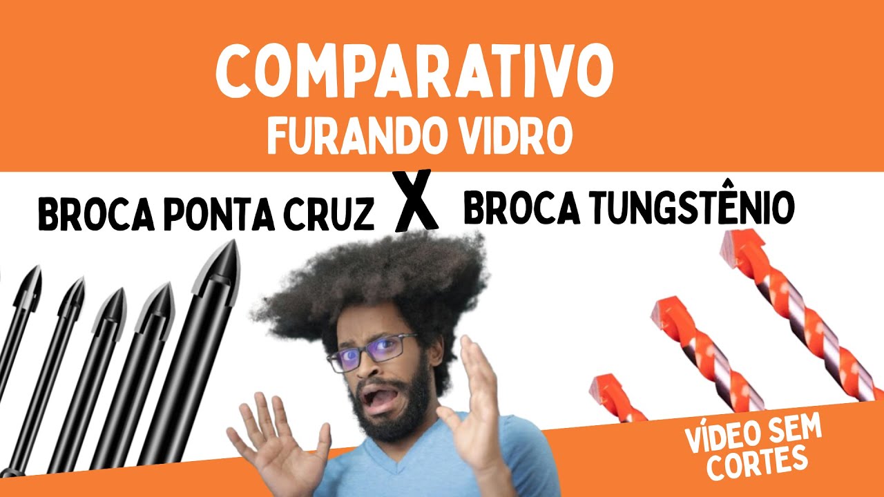 Furando Vidro - Testando Brocas