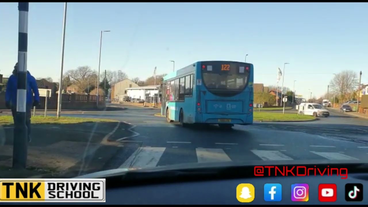 Wakefield Driving Test Route (Spedup) December 2022 Complete