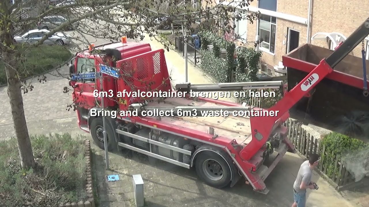 Bring and collect 6m3 waste container
