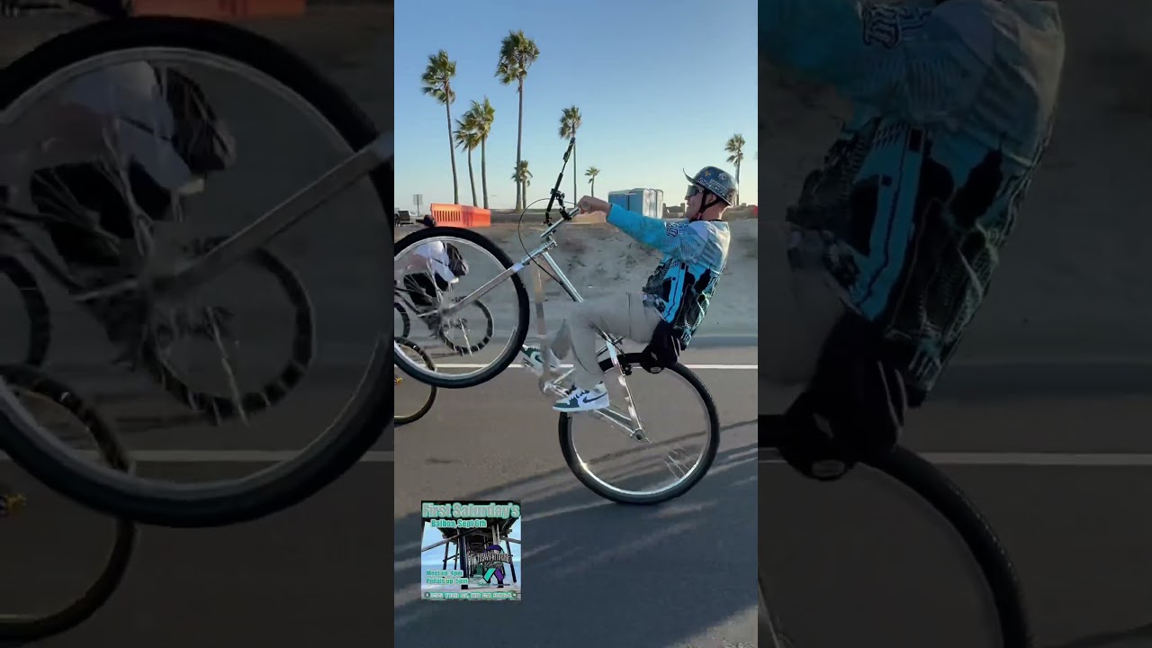 First Saturday Huntington Beach Ride Out.  #bigtri36 #big36bmx #letsgo #weoutside #bikelife