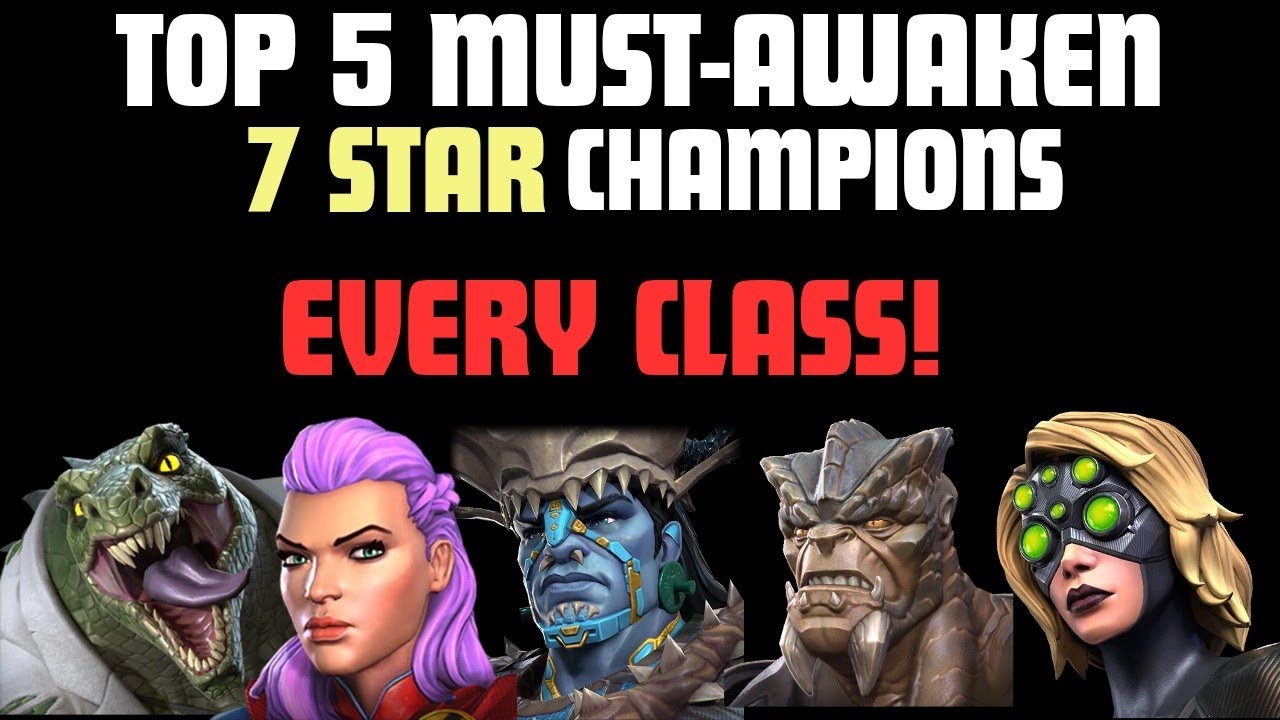 Top 5 MUST-AWAKEN Champions From Every Class! - Marvel Contest of Champions 