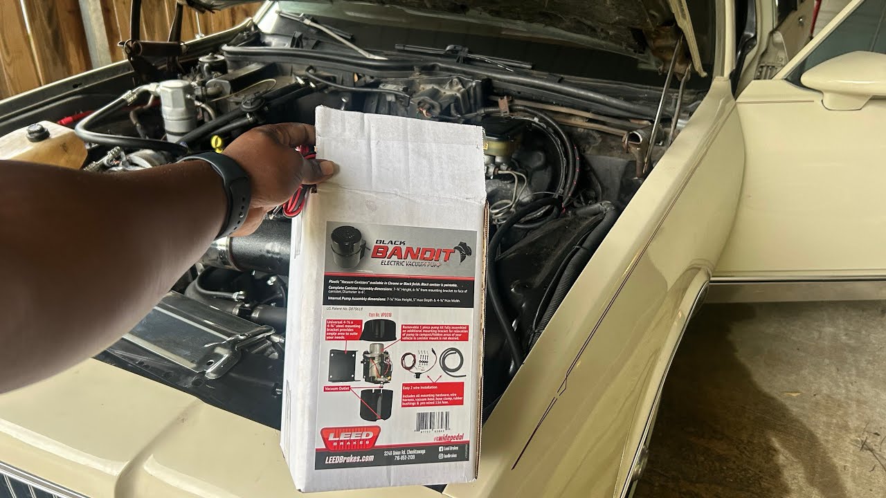 Now we have good Brakes!!!! Leed Brakes Vacuum pump..