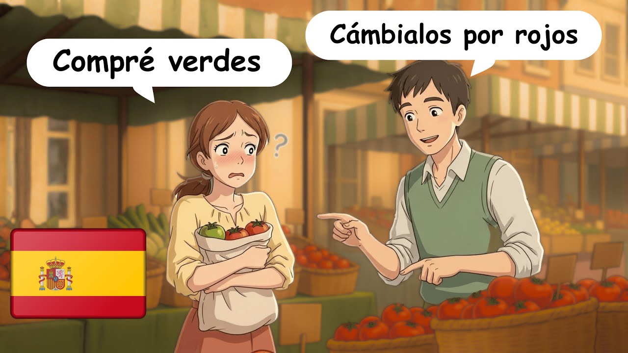 10 Simple Spanish Conversation for beginners (A1-A2) | Kitchen Accidents