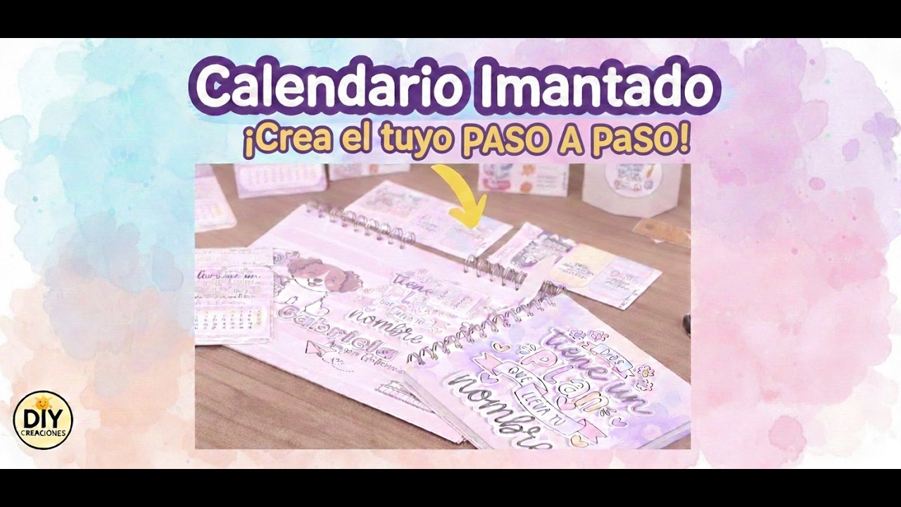 Cómo hacer un CALENDARIO IMANTADO casero 🧲 - Manualidades Fáciles 2026