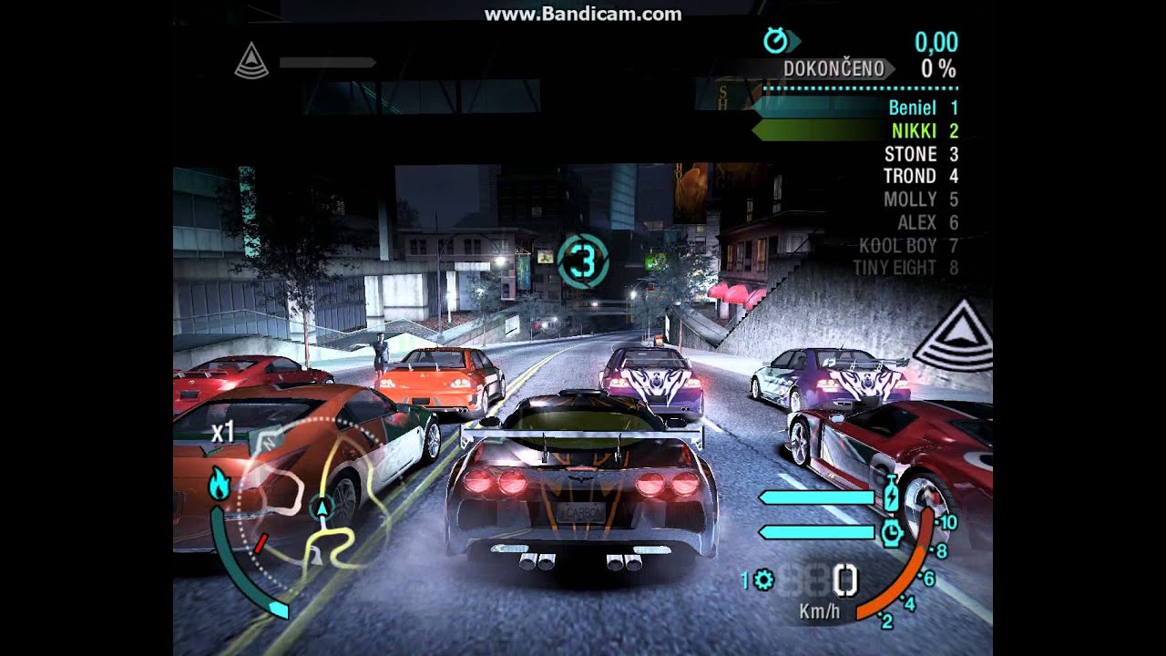 need for speed carbon - chevrolet corvette Z06 master level
