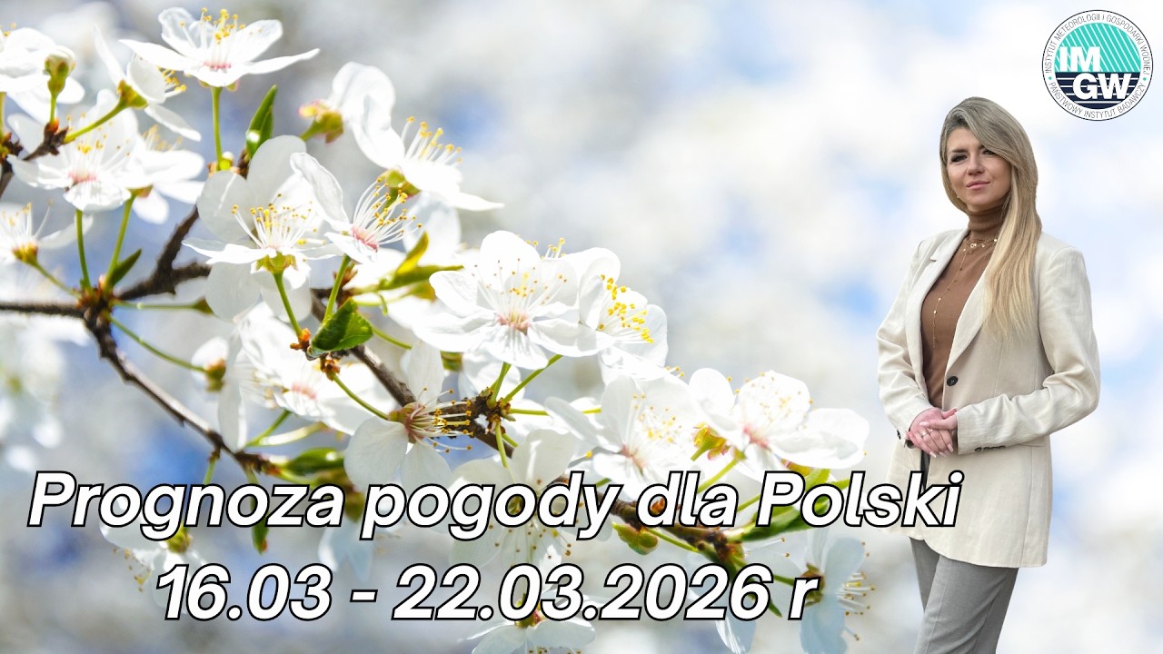 Przymrozki i zmienna aura w ciągu dnia 🌤️!  Prognoza pogody dla Polski  16.03 - 22.03.2026 r