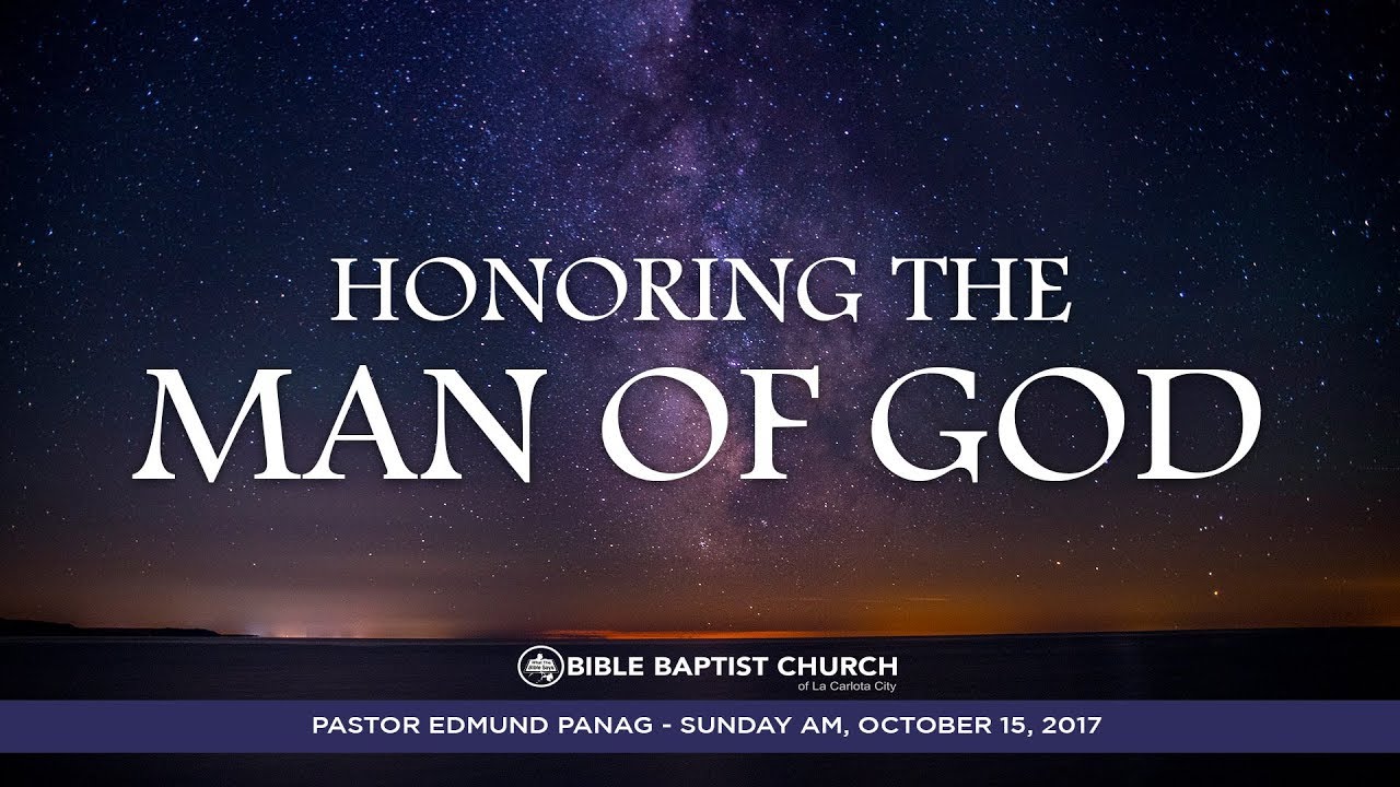 Honoring the Man of God - Pastor Edmund Panag