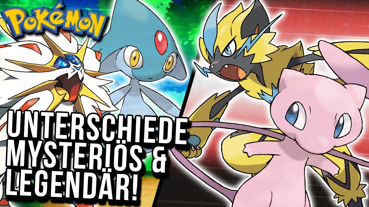 ALLE UNTERSCHIEDE zwischen MYSTERIÖSEN und LEGENDÄREN Pokemon erklärt!