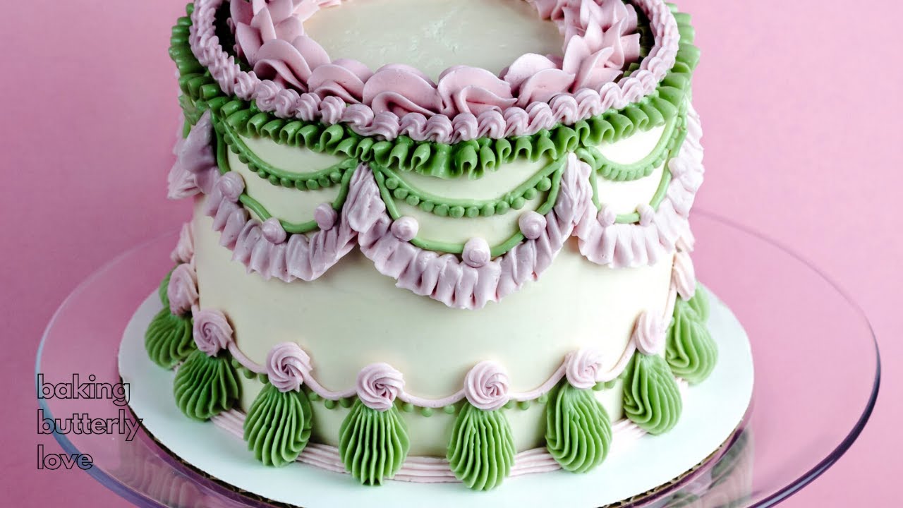 Vintage Cake - Just the Piping | Vintage Cake Decorating Techniques