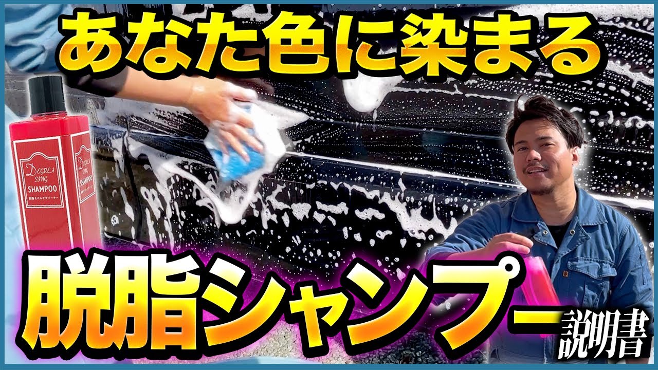 【コーティング、ワックス施工前の下地洗車にはこれ一本❗️虫、鳥フン、ピッチタール、花粉にも有効】脱脂シャンプーの説明書