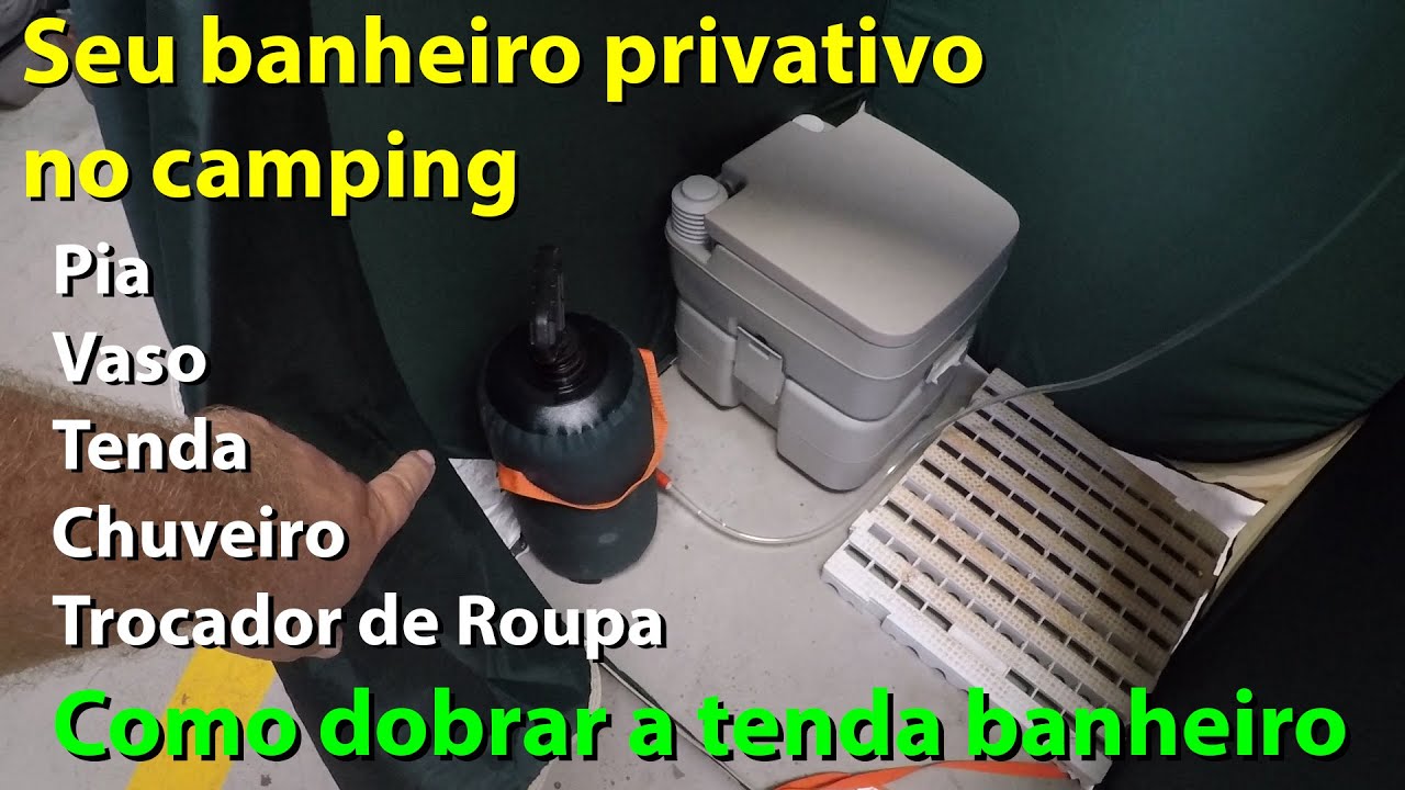 Banheiro Privativo no Camping - Tenha o seu!
