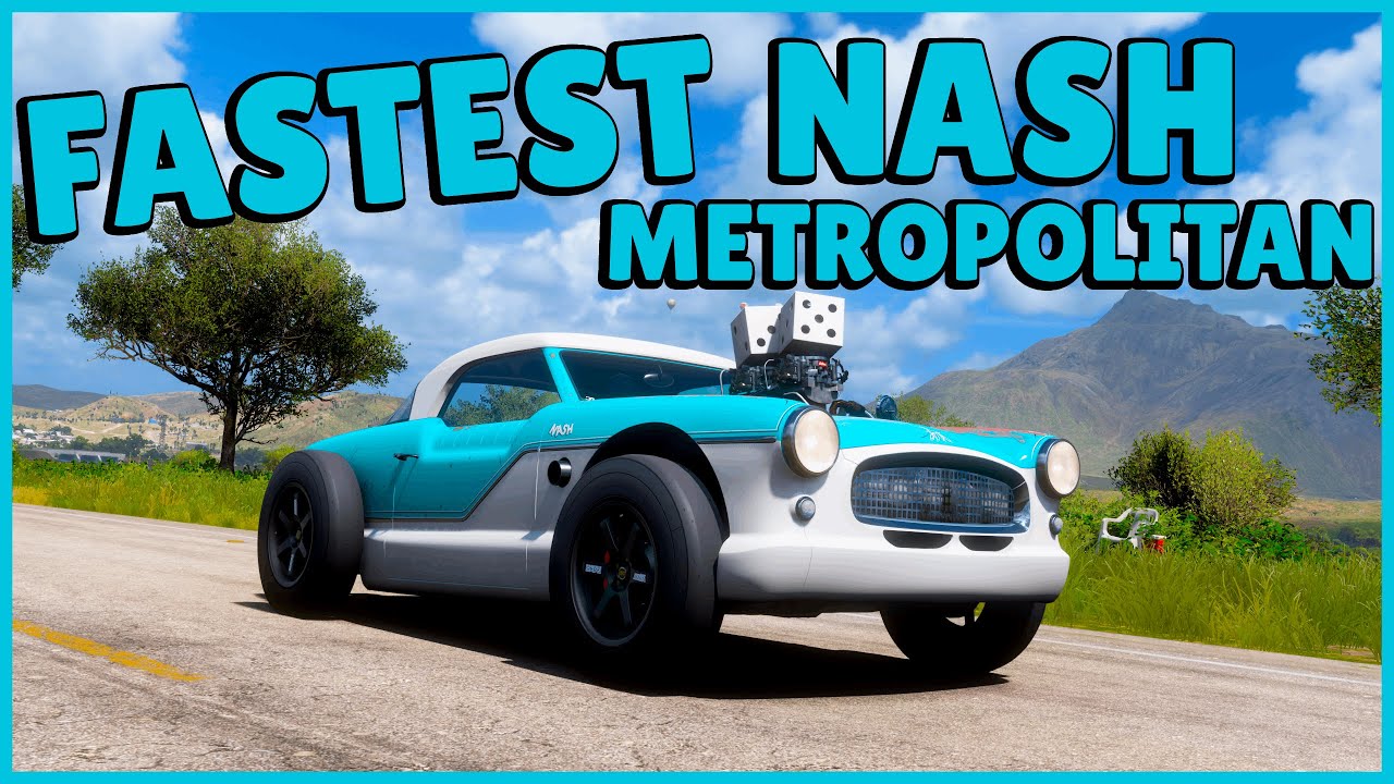 FASTEST 1957 HOTWHEELS NASH METROPOLITAN DRAG BUILD/TUNE - FORZA HORIZON 5