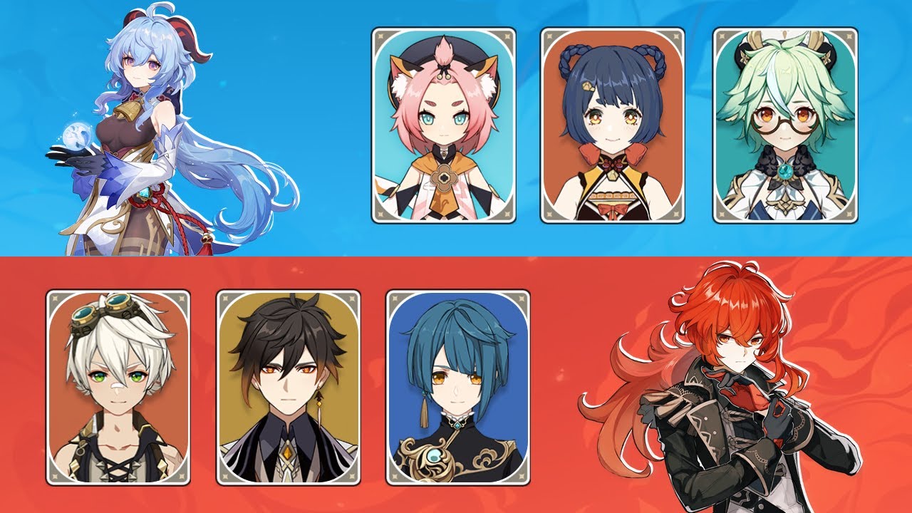 New Spiral Abyss 1.5 Floor 12 9 Stars - Ganyu & Diluc DPS - F2P ($0 Spend)