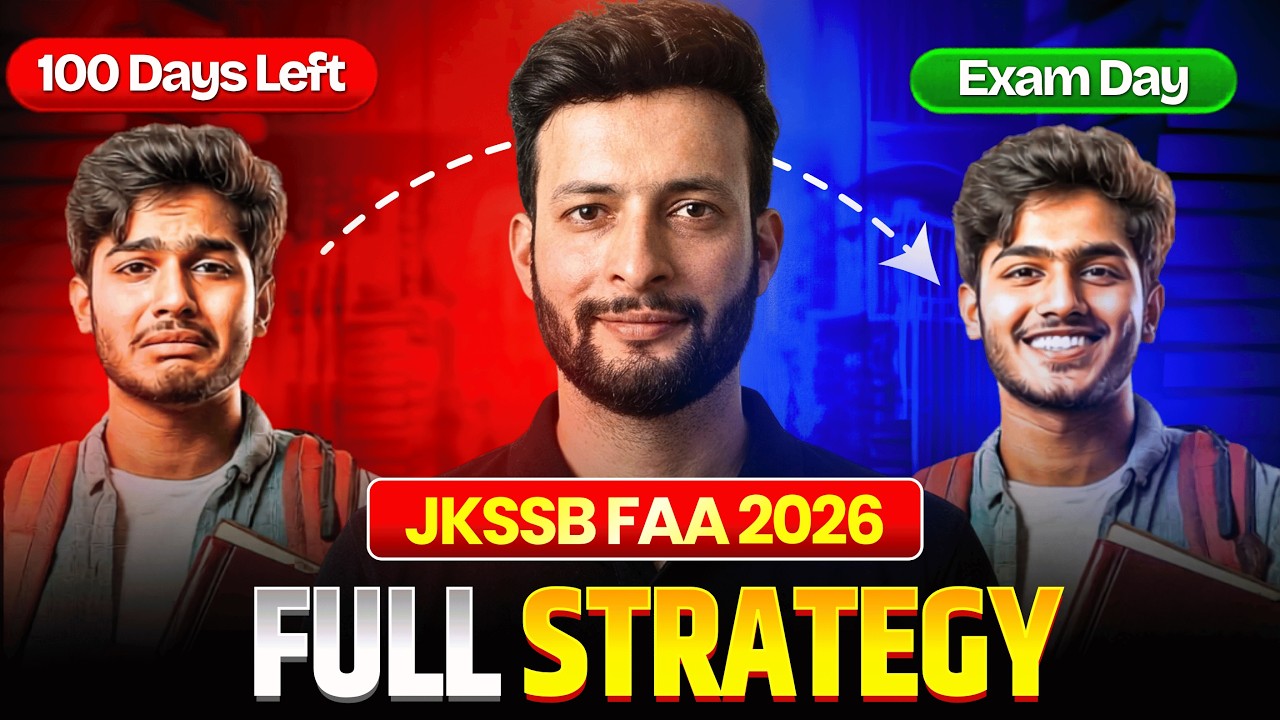 Mission 100+ Marks: JKSSB Finance Account Assistant (FAA) 60 Days Strategy | WINGS Ek Udaan
