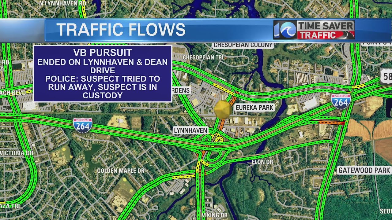 Pursuit ended in crash on Lynnhaven Parkway in Virginia Beach, State Police say