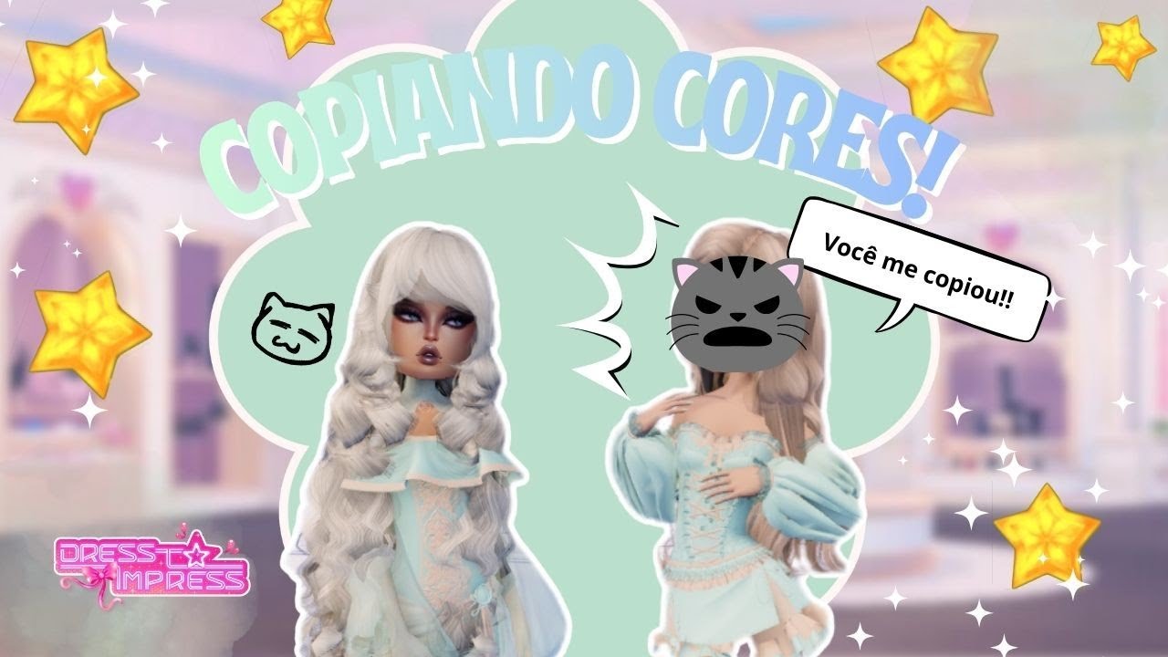 Copiando a paleta de cores de pessoas no Dress To Impress (fui pega?) 🤭🫣
