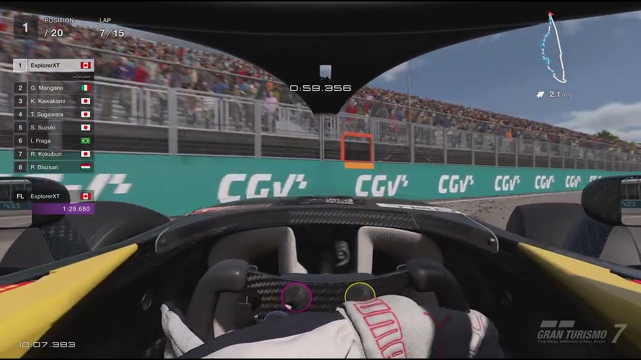 GT7 G Villeneuve Formula 1500  FL 1:29.6