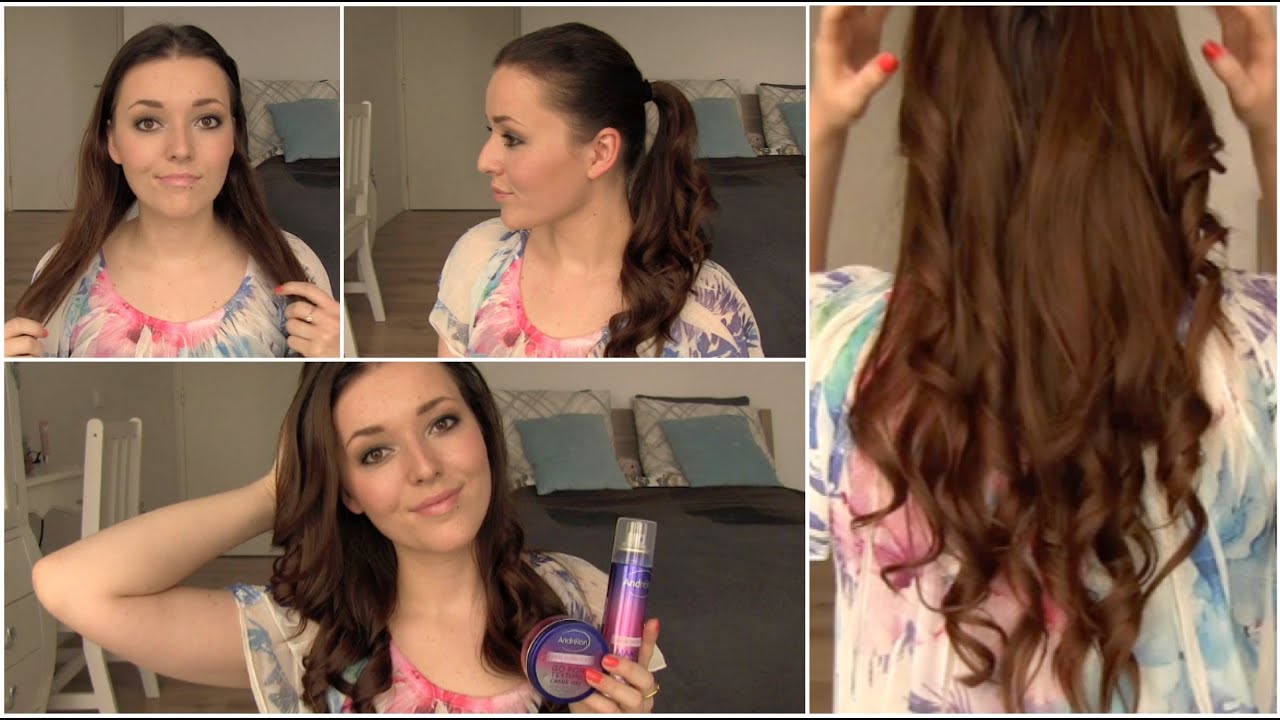 Super glanzende bouncy krullen en staart!