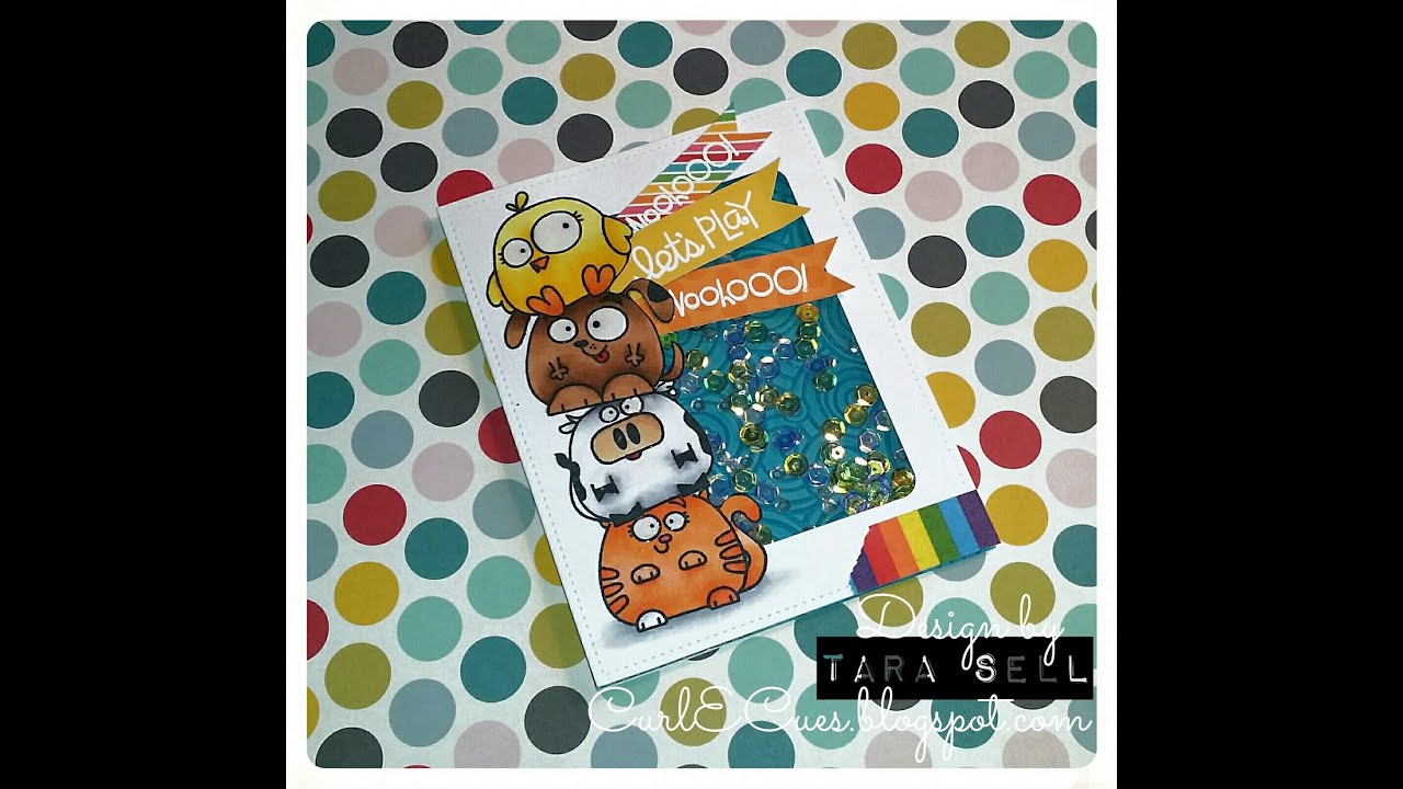 Paper Smooches Shaker Card:  Partial Die Cutting & Masking