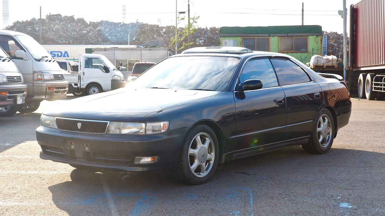 Обзор покупки Toyota Chaser Tourer V JZX90 1994 года (импорт из США) на японском аукционе