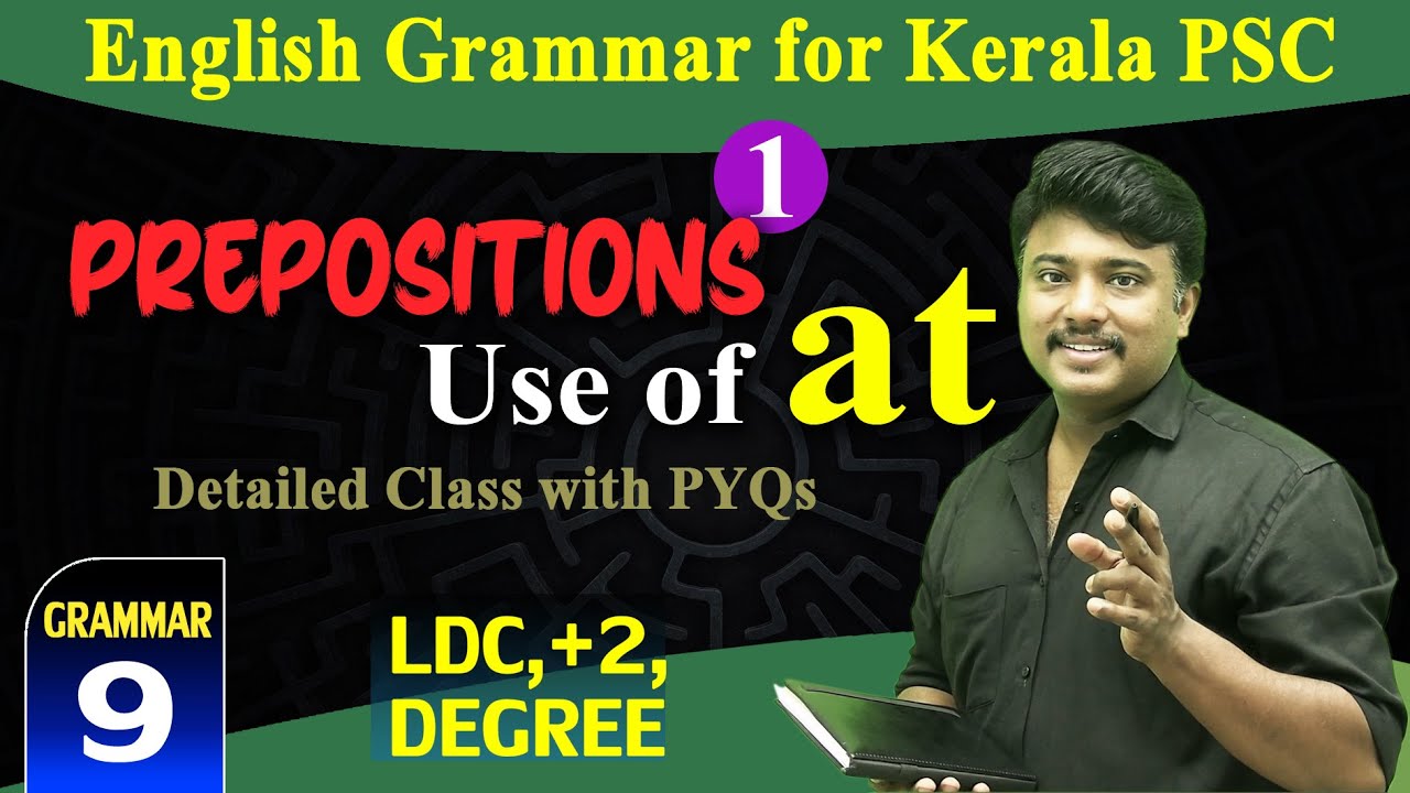 PREPOSITIONS - Use of 