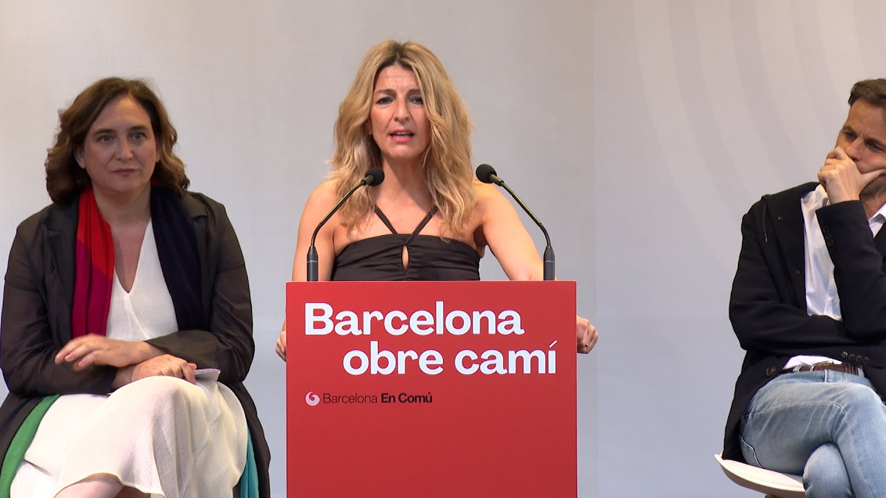 Yolanda Díaz pide que los votantes socialistas apoyen a Colau