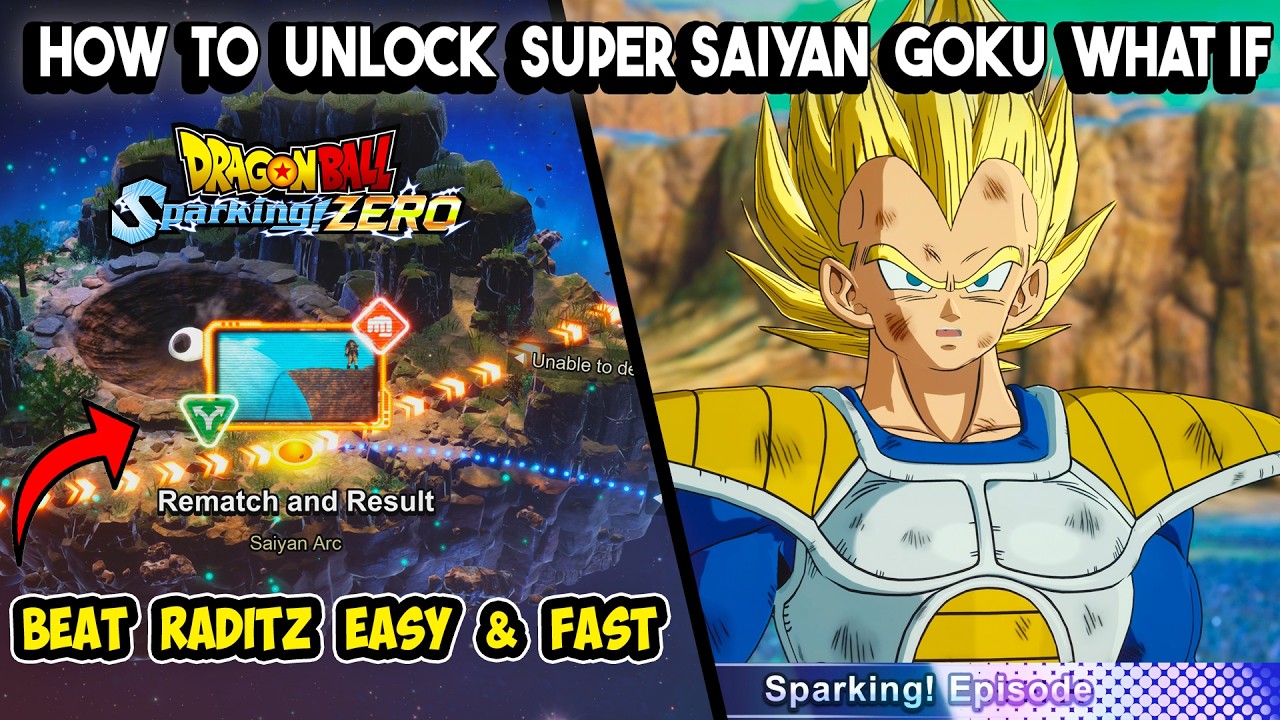 Как разблокировать Супер Сайяна Гоку ЧТО ЕСЛИ (эпизод Sparking) | Dragon Ball Sparking Zero [ОБОЙ...