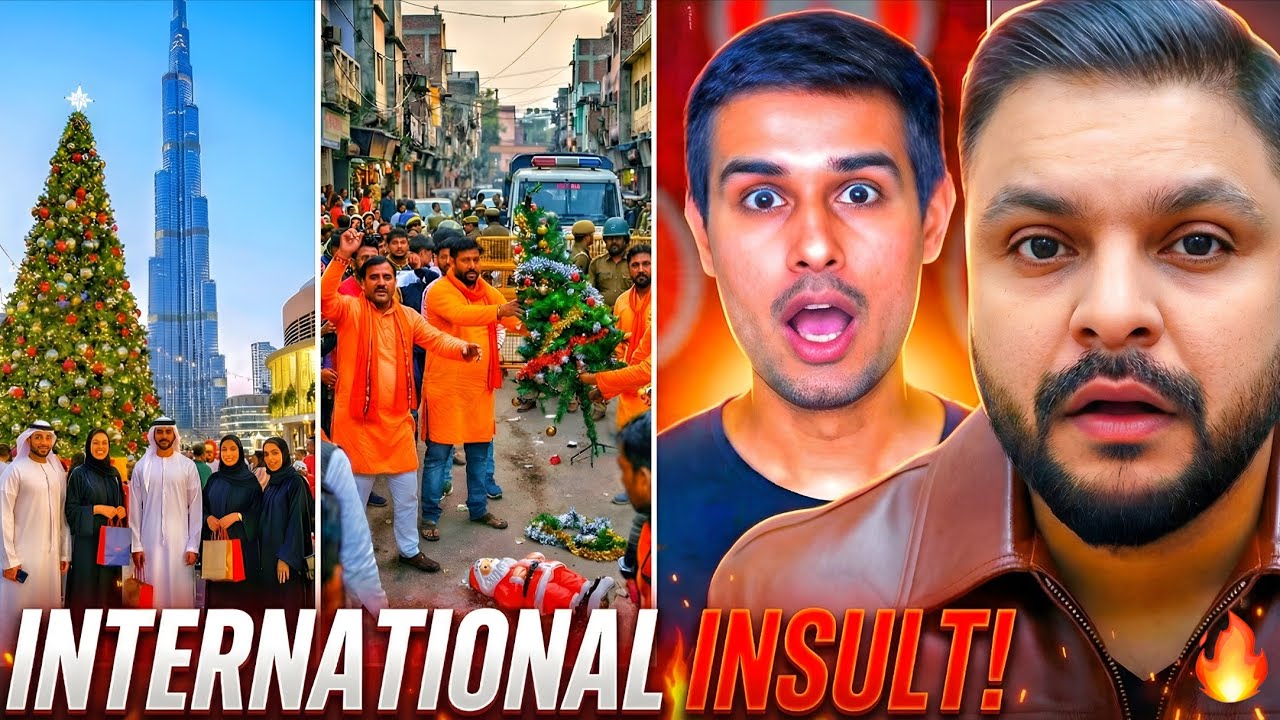 Christmas in Dubai vs India | Dhruv Rathee Exposes Andhbhakt IT Cell