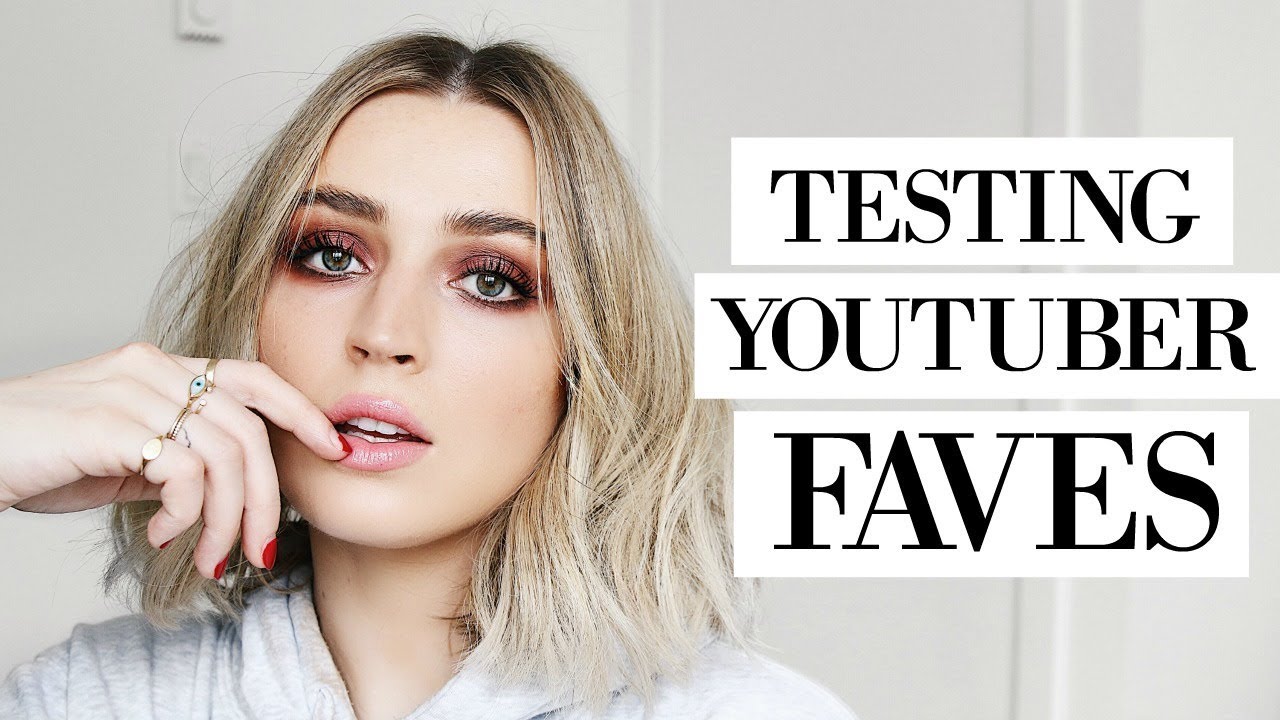 TESTING YOUTUBERS' FAVE MAKEUP PRODUCTS | allanaramaa