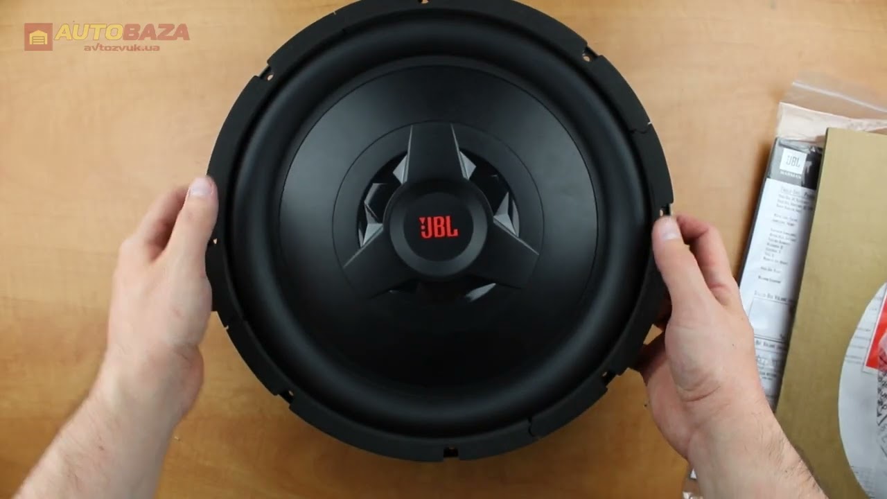 Сабвуферний динамік JBL CLUB WS1200 Black