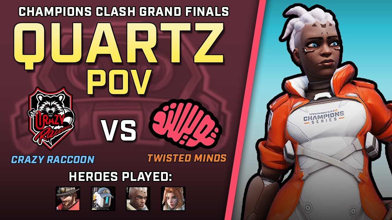 [ Quartz ] BEST Hitscan in the World | Crazy Raccoon vs Twisted Minds | Champions Clash Grand Finals