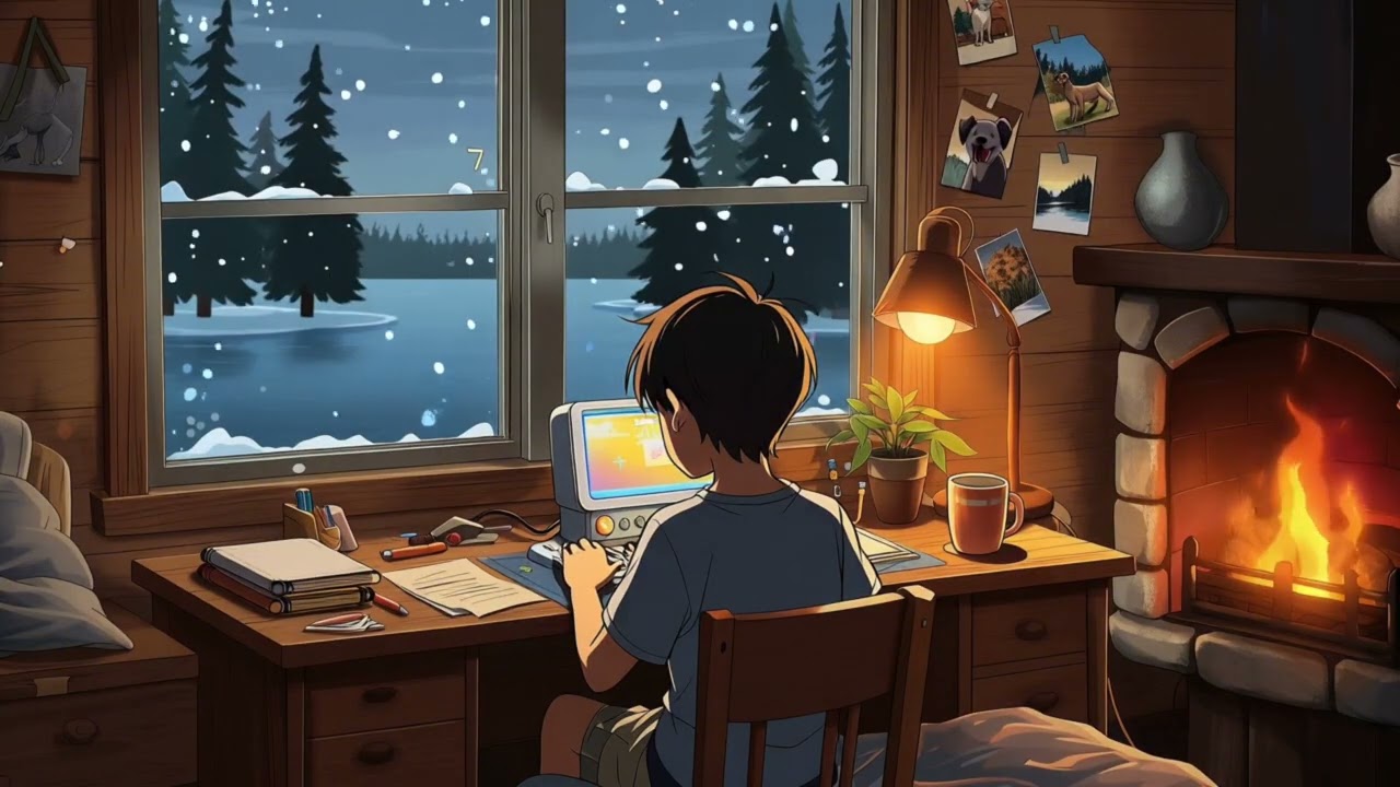 productivity boost 📓🎧  lofi music for study/work flow