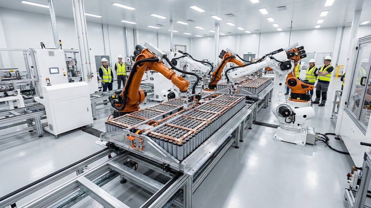 Inside Gigafactory: How EV Batteries Are Made (Start to Finish)