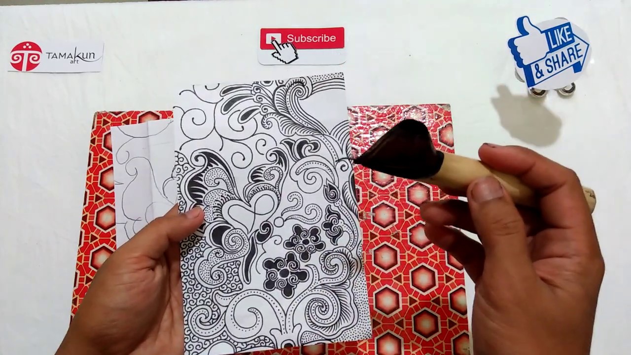 #batik #motifbatik CARA MEMBUAT DESAIN BATIK #1 