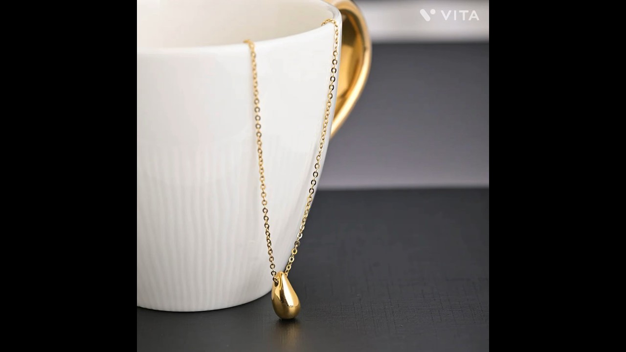 Women&rsquo;s 18k gold plated necklace#925Silver#Palmonas# #happyshopping#links in the description box