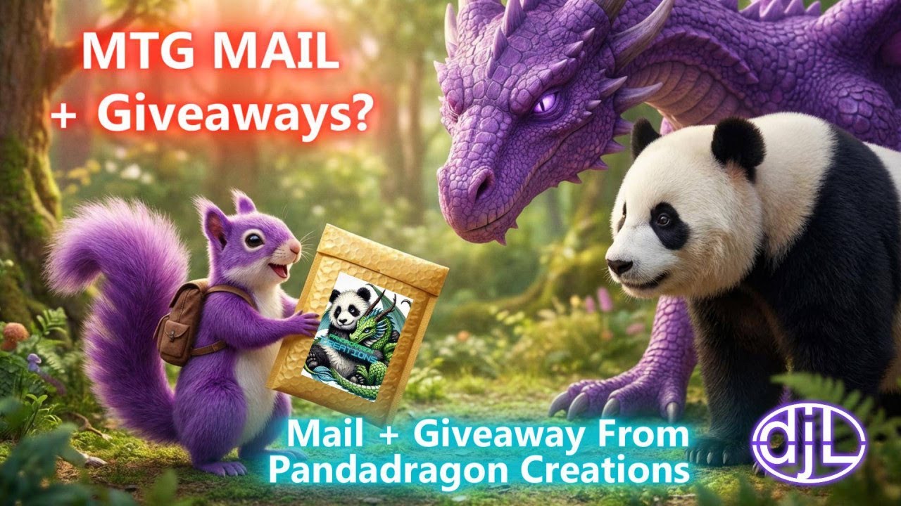 MTG MAIL DAY!!!  + Giveaways?  Loot and goodies from Pandadragon Creations! + CHILL AND MUSIC