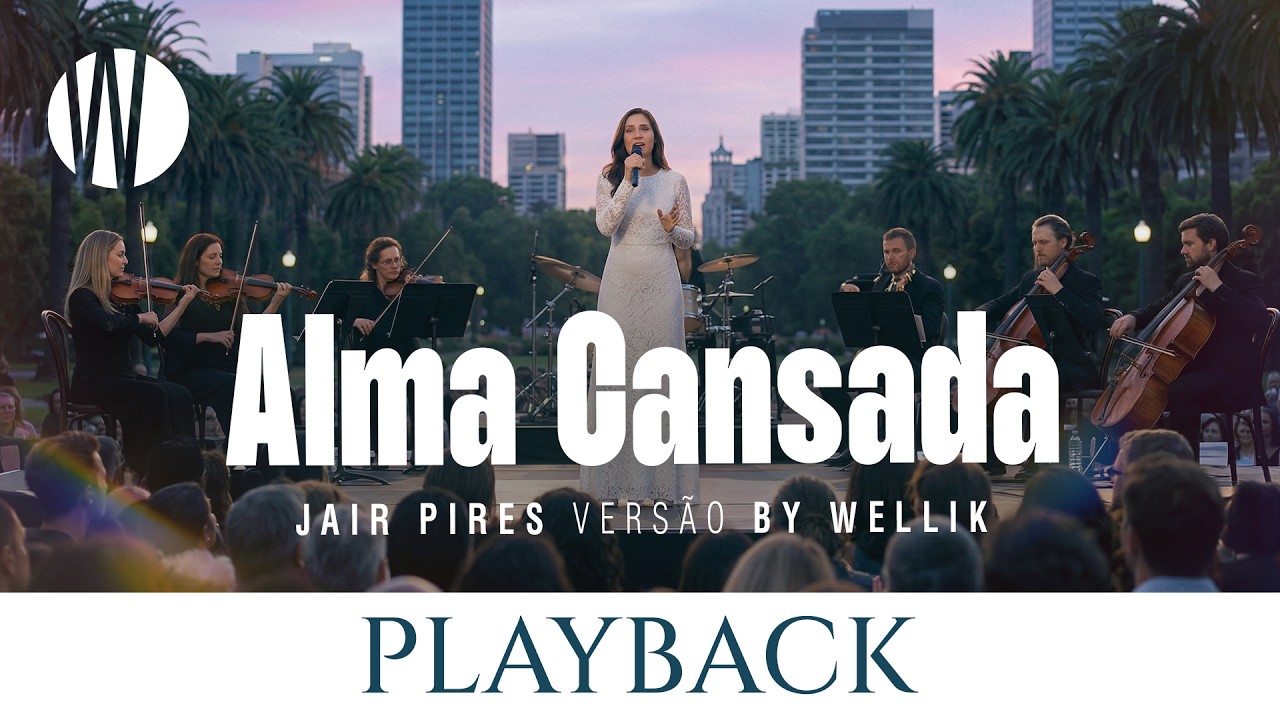 ALMA CANSADA [ Playback com letra ] Louvor cover versão By Wellik