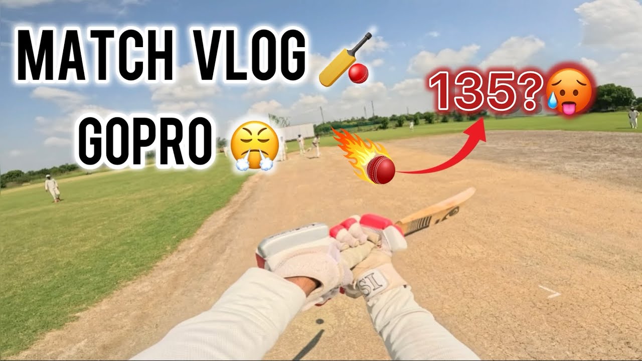🔥MATCH Vlog with GoPro🎥Bowling ki 🚀Speed135?#cricketvlog #gopro #viral #cricket 