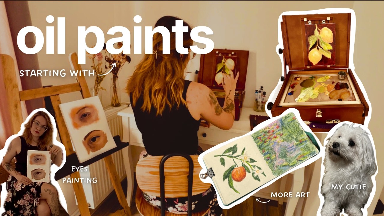 Starting with OIL PAINTS – artist vlog n. 01