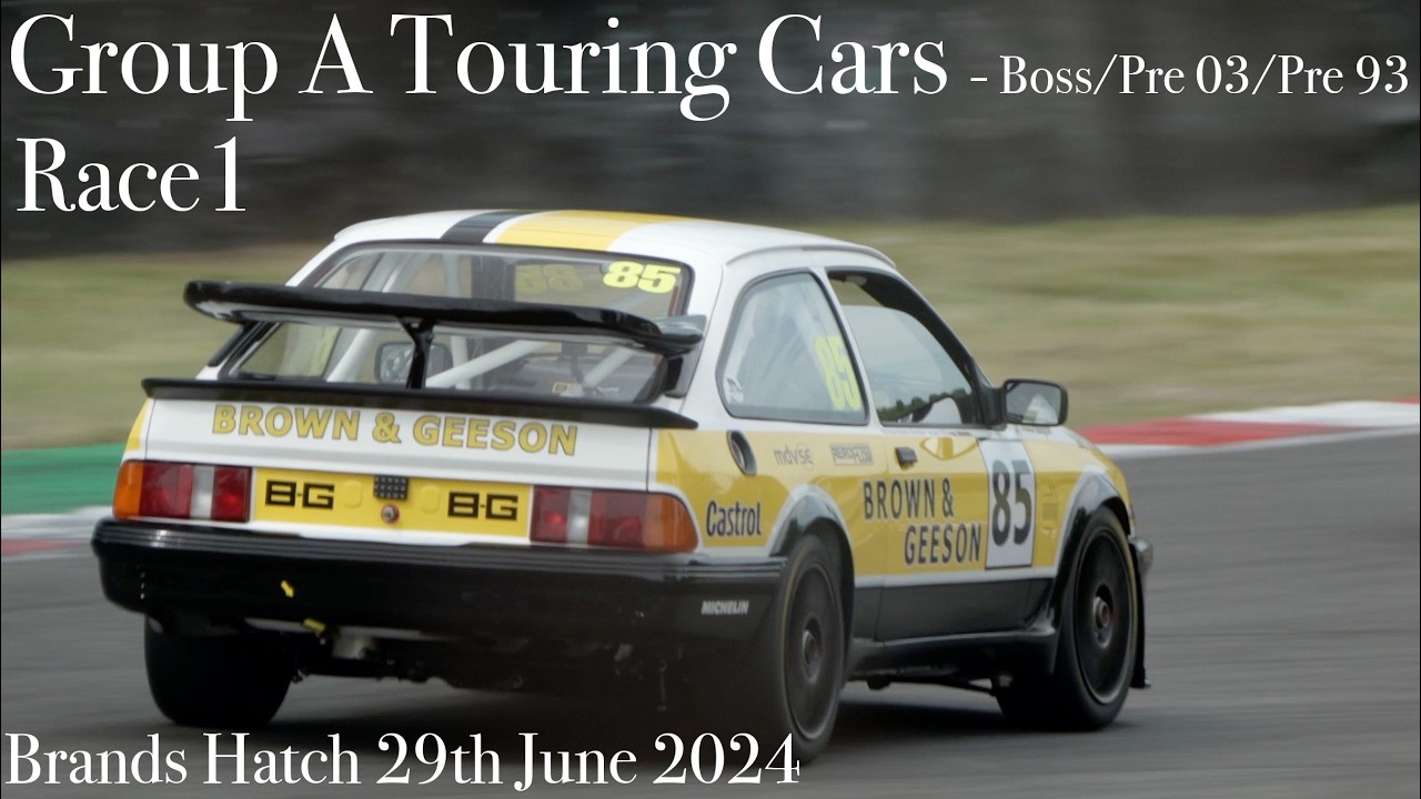 Group A Touring Cars –Race 1 - Boss/Pre 03/Pre 93 Super touring Power 2 Brands Hatch 29th June 2024