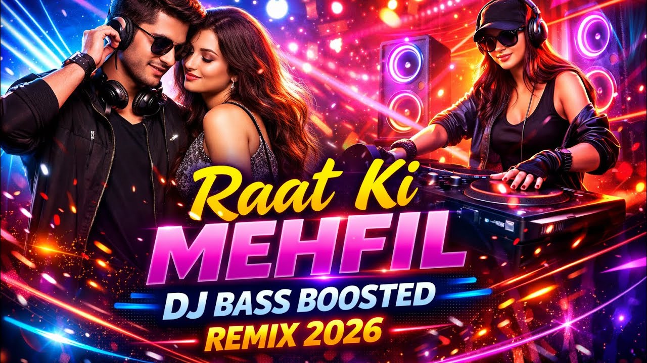 Raat Ki Mehfil – DJ Bass Boosted Remix 2026 | Hindi Party Song 🔥