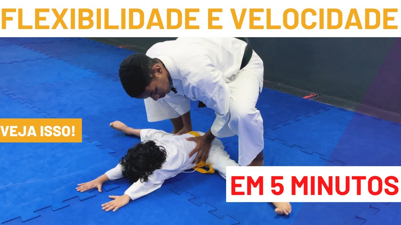 COMO MELHORAR A FLEXIBILIDADE E VELOCIDADE EM 5 MINUTOS | KARATÊ SHOTOKAN