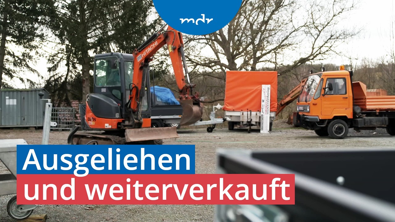 Wie Kriminelle mit Baumaschinen Geschäfte machen | Umschau | MDR