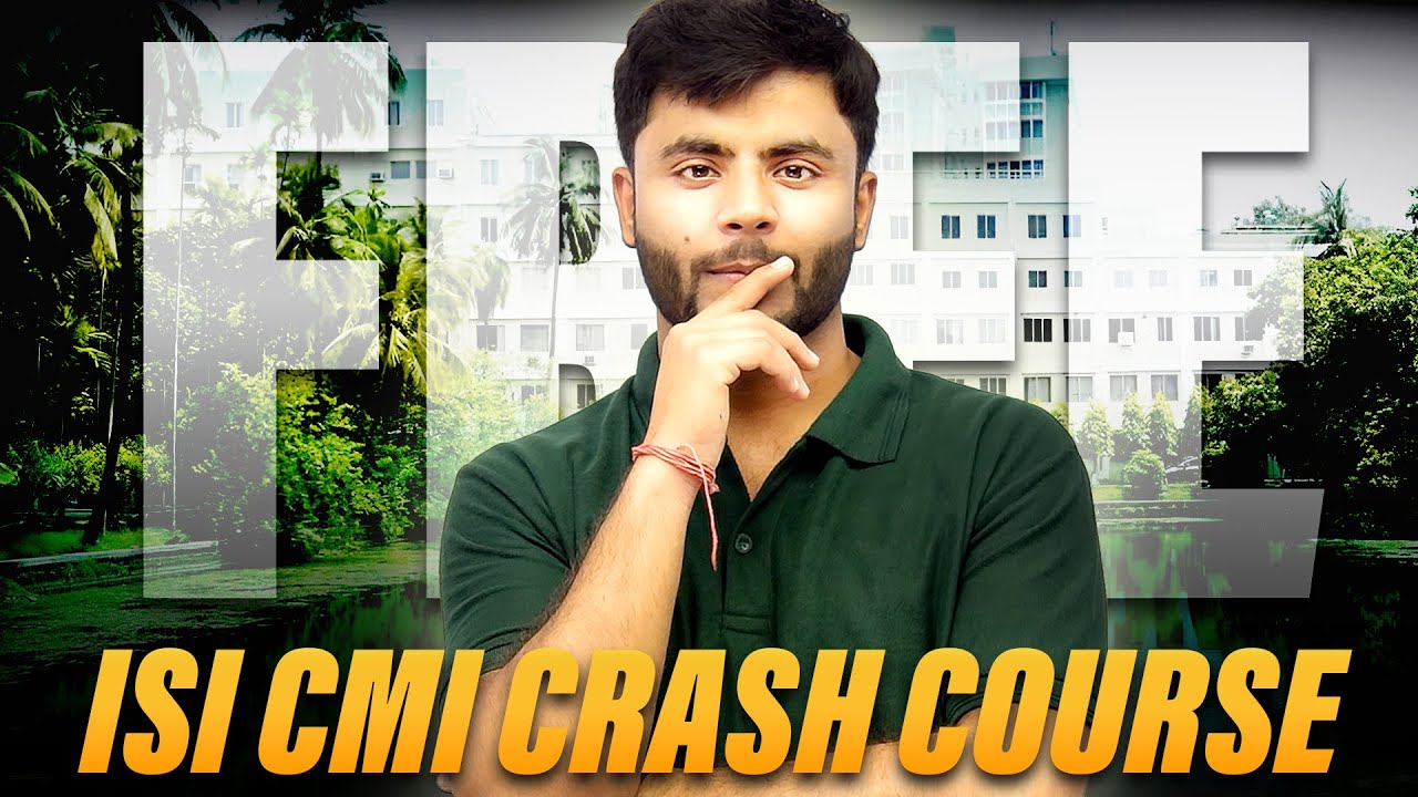 FREE ISI/ CMI Crash Course for ALL STUDENTS🔥
