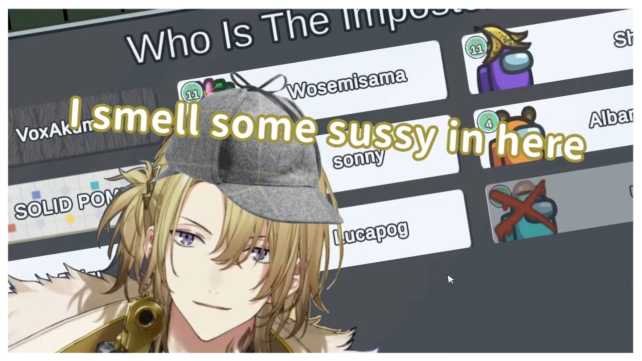 Luca sussying impostors with his mafia boss instinct「Nijisanji EN」