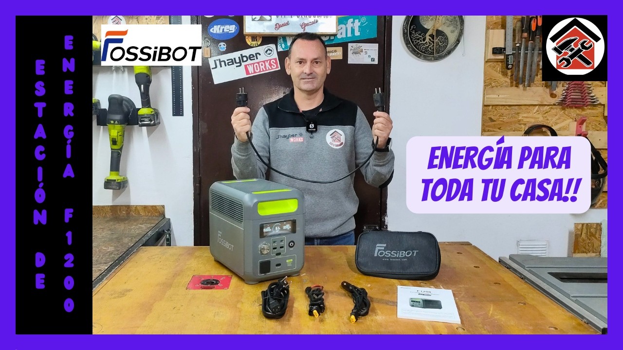 ¿PUEDE LA ESTACIÓN DE ENERGÍA FOSSiBOT F1200 CON TODA LA CASA?