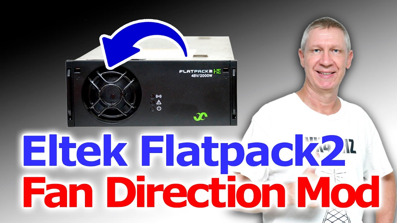 Eltek FlatPack2 Rectifier Fan Direction Mod