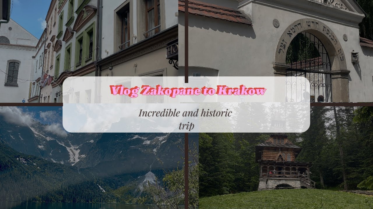 TRAVEL VLOG : ZAKOPANE TO KRAKÓW (visites, randonnée et conseils) 🇵🇱🏔️