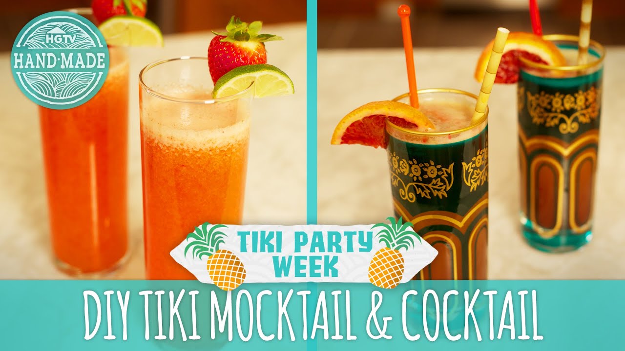 2 Tiki Party Drinks for a Crowd  | Luau Party Ideas