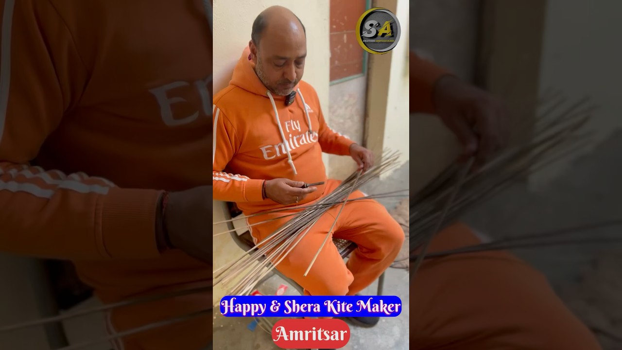 Happy Shera 🪁 Maker Amritsar #kite #kitemaker #amritsar #solutionsamritsarvlogs #trending #shorts